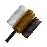 Ski Brush Kit Roller Brush with Shaft Handle Cover for Ski Outdoor Traveling