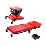 Generic Automotive Creeper 36 Inches Heavy Duty 2 in 1 Creeper for Shop Garage