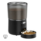 (USA 1) Automatic Dog Feeder Electric Food Feeder Dispenser for Cats Kitten Dog WIFI Controlled Pet Feeder Pet Dry Food Storage