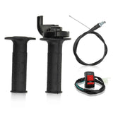 2025 Latest Model 7/8in Twist Throttle Grip with Cable Kill On Off Switch for