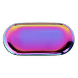 2025 Latest Model 1 pcs Nordic Style Stainless Storage Tray Cosmetics Jewelry