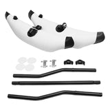 Kayak Stabilization System Inflatable Outrigger Float Rods Arms Kit White