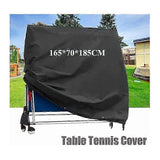 2025 Latest Model Table tennis table cover in 165x70x185cm black