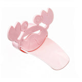 Children Hand Washer Faucet Extender Cartoon Crab Shape Extension Spout Accessory Pink