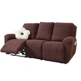 (Dark Coffee) 3 Seater Sofa Cover For Three Person Sofa Slipcover Easy Installation, Comfortable and Protective Sofa Guard  Dark Coffee