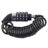2025 Latest Model Helmet Cable Lock 4 Digit Password Anti?Theft Multifunctional