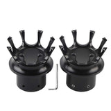 2025 Latest Model Front Axle Cap Covers Distinctive Crown Styling CNC Aluminum