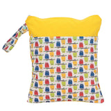 Cartoon Pattern Wet Dry Diaper Bag Cute Travel Portable Diaper Nappy Storage Bag#2