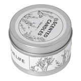 Scented Candle Soy Wax Smokeless Aromatherapy Candle for Living Room Bedroom Dining Room Bathroom Blue Wind Chime with Silver Box