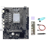 H610 Motherboard+thermal Pad+thermal Grease Lga1700 Ddr4 Gigabit Lan For G6900 G7400 I3 12100 I5 12