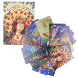 36Pcs Goddess Dream Cards Various Patterns Smoother Edges Portable Tarot Cards Set for Parties Office