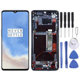 For OnePlus 7T HD1901 HD1903 HD1900 HD1905 Digitizer Full Assembly with Frame OEM LCD Screen (Baby Blue)