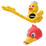 Cartoon Faucet Extender Set ABS Double Extension Gather Water Kids Faucet Handle Extender Set for Toddler Baby Children Red