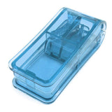 Tablet Cutter with Stainless Steel Blades and Blade Guard for Small Large Tablet Vitamins Blue
