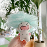 Cute Doll Plush Set Exquisite PP Cotton Cartoon Small Stuffed Toy for Kids for Bags Office Blue