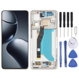 (White) For Xiaomi 14T Pro COMPATIBLE LCD Screen Digitizer Full Assembly with Frame