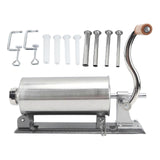Sausage Stuffer 3L Detachable Silver Heavy Duty Sausage Maker for Commercial