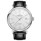 (Silver Needle) NORTH EDGE AMOY Multifunctional Business Men's Watch Waterproof Leather Mechanical Watch