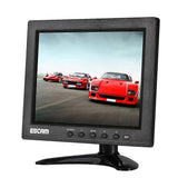 ESCAM T08 8 inch TFT LCD 1024x768 Monitor with VGA & HDMI & AV & BNC & USB for PC CCTV Security