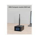 Cm4-nas-double-deck With Spi 2-inch Lcd Display Nas For Raspberry Cm4 Computing Module (without Cm