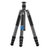BEXIN W-334C Portable DSLR Camera 2 in 1 Carbon Fiber Tripod Detachable Monopod (Black)