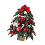 (Style F) Christmas Tree Ornament Crafts Holiday Party Landscape Christmas Tree Statue Style A