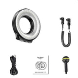 Sea Frogs SL-108 40m/130FT Underwater Photography Macro Ring Light SL-108 Black