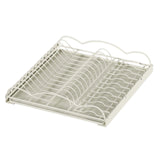 Pull Out Dish Rack Space Saving Dish Drying Rack for Cabinets Pantry Kitchen
