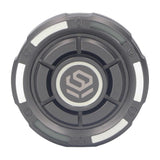 Fingertip Gyroscope Round Shaped Reduce Anxiety Smoothing Rotating Metal Decompression Toy Grey