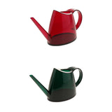 2 Pcs Plastic Watering Can Spout for Plants Flowers Home Decor Red + Green