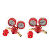 2Pieces Propane Gas Regulator for Cutting Operations Welding Pressure Guages
