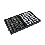 (70 Count) Glass Top Jewelry Display Case Multifunctional Dustproof Jewelry Storage Box 70 Count