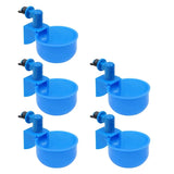 5/10/20 Pcs Automatic Chicken Drinker Bowl Poultry Bird Water Cups Duck Drinking Machine Hanging Drinking Bowls Water Dispenser