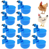 5/10/20 Pcs Automatic Chicken Drinker Bowl Poultry Bird Water Cups Duck Drinking Machine Hanging Drinking Bowls Water Dispenser