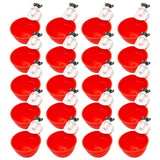 5/10/20Sets Chicken Water Drinker Bowl Automatic Poultry Duck Drinking Bowl With Screws Poultry Farm Animal Watering Supplies