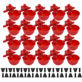 5/10/20Sets Poultry Automatic Water Feeding Bowls for Chicken Coop Quail Poultry Chicken Fowl Drinker Farm Drinking cups