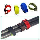 5/10/20pcs Fishing Rod Tie Holder Strap Suspender Fastener Hook Loop Ties Belt Fishing Rod Strapping Wrap Band Outdoor Fish Tool