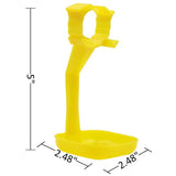 5/10 Pcs Chicken Water Hanging Cups Drinking Yellow Snap-cups 25 mm Quail drinking Poultry feeder