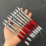 5/10PCS Stainless Steel Broad head Stable Arrowhead Slingshot Fish Wheel Catapult Dart Hunting Shooting Fishing Slingshot Arrowh