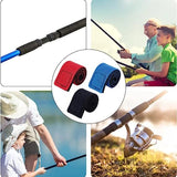 5/10pcs Fishing Rod Tie Holder Strap Belt Tackle Elastic Wrap Band Holder Fastener Ties Portable Outdoor Fishing Tool Accessory