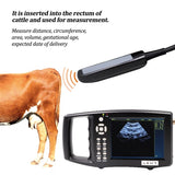 5.6 Inch LCD Screen Portable Veterinary Ultrasound Scanner Cattle Cow Pig Sheep Horse Farm Ultrasound Pregnancy Testing Machine