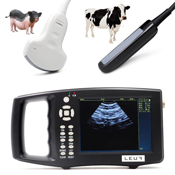 5.6 Inch LCD Screen Portable Veterinary Ultrasound Scanner Cattle Cow ...