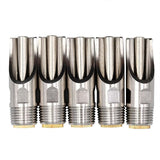 5 Pcs Livestock Pig Thickening Waterer Nipple Atomatic Drinker 1/2 "PT  Bibcock Drinker Nipple Cooper Cap Pig Feeding
