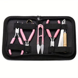 5 Pcs Of Rust Proof Mini Handmade Diy 5-inch Mini Hand Pliers Hairpin Tassel Jewelry Tool Set Jewelry Pliers Production Kit