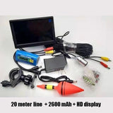 5 inch fish finder HD underwater camera with screen visible fishing wire connection 8LED illuminated Portable fishing supplies