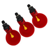 50 Pcs Red Bird Automatic Drinking Cups Chicken Water Bowl Quail Nipple Drinker Thread Drinker Water Bowl Newest