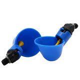 50 Pcs Red Bird Automatic Drinking Cups Chicken Water Bowl Quail Nipple Drinker Thread Drinker Water Bowl Newest