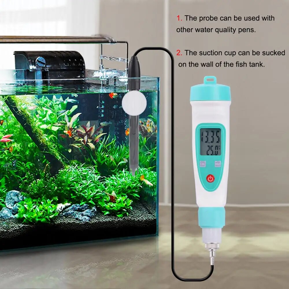 50 Pieces 3M Wire Length Ph Replacement Probe Aquarium Hydroponic Lab ...