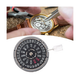 NH36/NH36A Double Calendar Black 3 O'Clock Position Automatic Mechanical Watch Movement Replacement