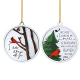 Bird Holiday Ornament Home Decor Wood Ornaments Red Birds For Fireplaces Christmas Trees Doors